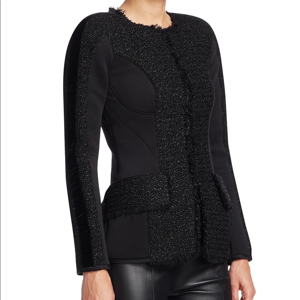 Brand New Alexander Wang Tweed Scuba Coat